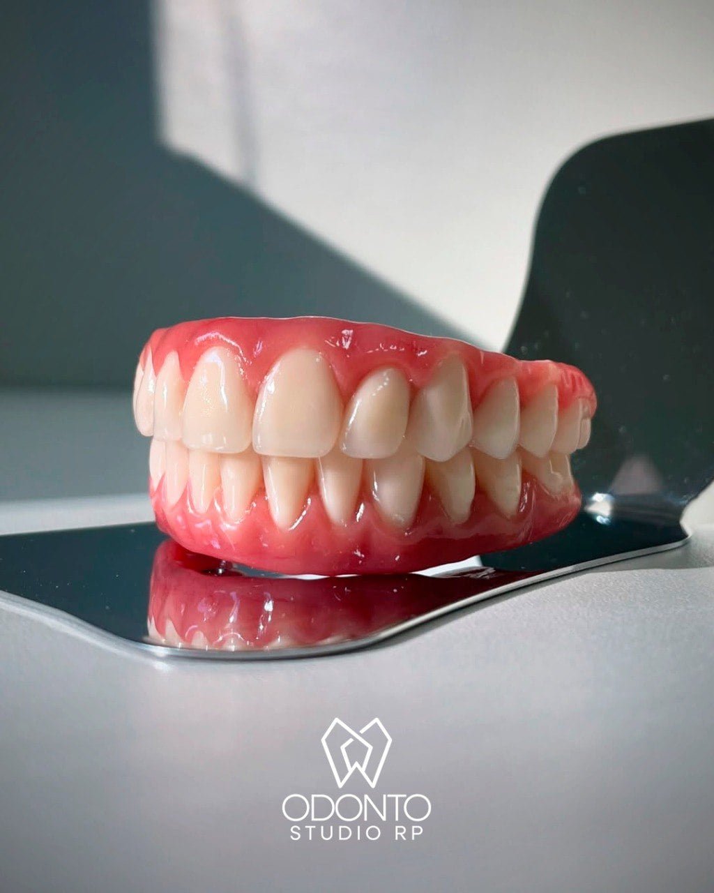 Prótese dentária utilizada em reabilitação oral